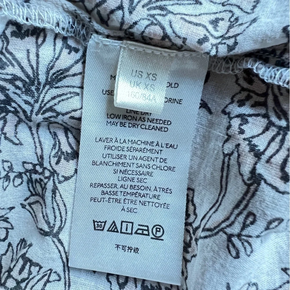 Free People Bonita Printed Midi Dress Tea Combo XS